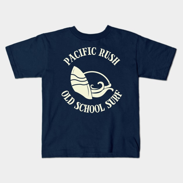 Pacific Rush Old School Surf Kids T-Shirt by LegitHooligan